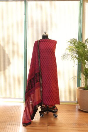 Pink Bagh Print Suit